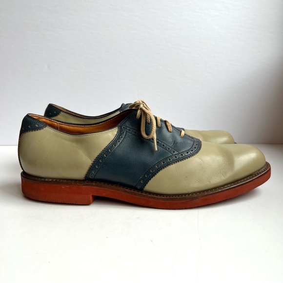 Vintage Walk-Over Genuine American Leather Oxford Saddle Shoes Size 13 D… - Picture 13 of 13